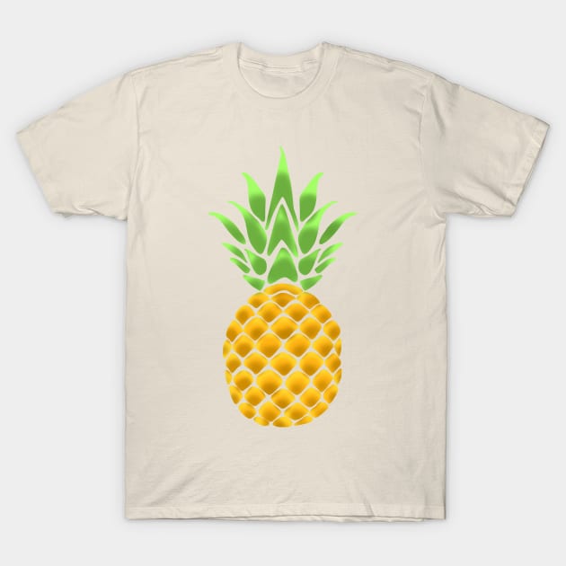 Summertime Pineapple T-Shirt by Danispolez_illustrations